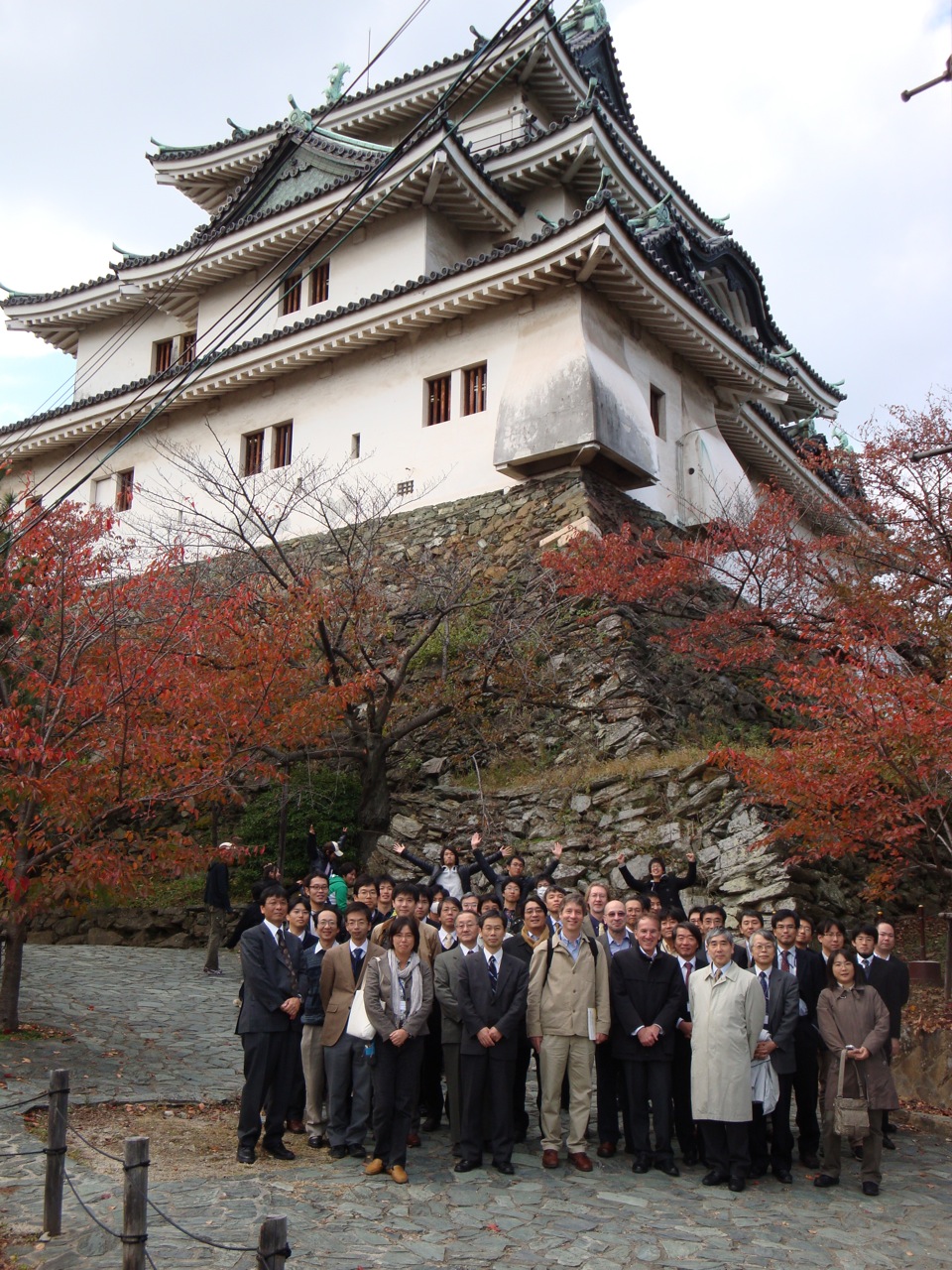 in front of Wakayama Castle